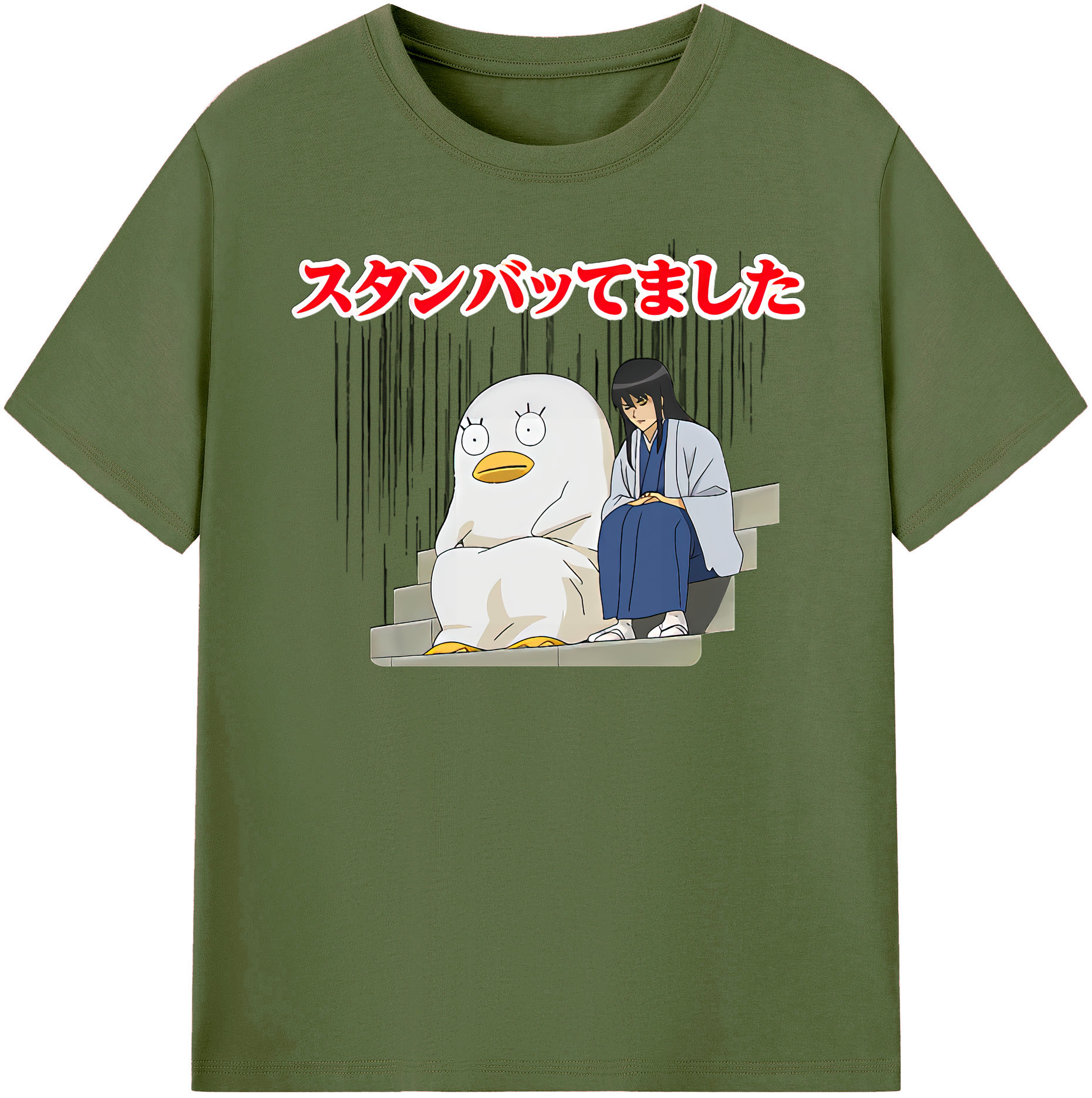（画像用） ぎんたま 坂田銀時（さかたぎんとき） 神楽 志村新八（しむら しんぱち） GINTAMA Sakata Gintoki Kagura Shimura Shinpachi 綿100％半袖Tシャツ（フロントプリント）